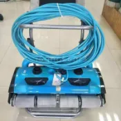 游泳池全自動吸污機2X2雙體清潔機器人全自動水下吸污器吸塵器池（運費咨詢客服B)0
