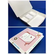 ☆昀誠紙品☆【上下4格】402 紙餐盒 便當盒 125個/條   超商限寄1條