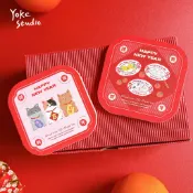 YOKE 現貨 | 獨家刀模｜新年祝賀小卡 禮盒裝飾 招財貓 年菜卡片