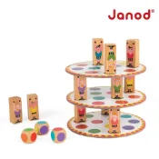 娃娃國【法國 Janod】趣味桌遊-疊疊塔 專注、策略及手眼協調遊戲 親子互動疊疊樂桌遊益智玩具