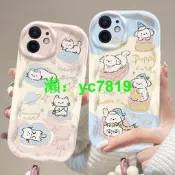 全館免運-適勇於蘋果12手機保護殼粉塗鴉小貓12Promax可愛新款網紅iPhone12Pro房摔高顏值12mini全包