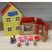 (二手玩具）Hasbro 孩子寶 Peppa Pig 粉紅豬小妹 好朋友露營遊戲組 佩佩豬玩具 粉紅豬小妹房屋玩具