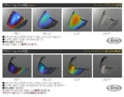 台中皇欣!!正日本 TS出品 ARAI 安全帽電鍍片RR5 RR4 ASTRO PROFILE  MZ SZ-RAM4 