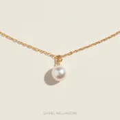 【台灣現貨】Daniel Wellington DW Pearl 珍珠項鍊 玫瑰金 DW00401959