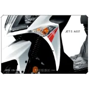 彩貼藝匠 JET S／SR／SL 125／SL+ 158（通用）H殼 拉線A007（一對）3M反光貼紙 螢光貼 拉線設計