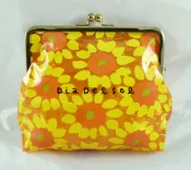 【震撼精品百貨】DiaDelSol 向日葵太陽花 大化妝包 珠扣 震撼日式精品百貨