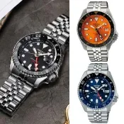 【SEIKO 精工】5 Sports系列 GMT兩地時間 機械腕錶 錶 手錶 送禮 (三款可選)