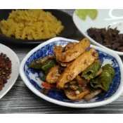 珍香糯米椒小魚乾 辣椒 小魚干 豆干 解凍即食 退冰即食 冷盤 真空包裝 熟食 冷凍食品 下酒菜 小吃 熱炒 小菜