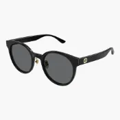 【GUCCI 古馳】膠框偏光抗UV太陽眼鏡(GG1339SK-002)