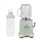 (店+)【Kolin 歌林】〔家電王〕拉霸果汁機 KJE-SD3004，復古風格 立體不鏽鋼刀頭 高速強轉，榨汁機 調理機 梅森杯