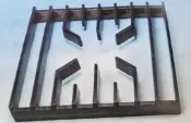 一鑫餐具【高湯爐架24*25】鑄鐵架爐架湯爐架湯台架生鐵架炭架西餐爐