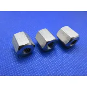 （朝健螺絲）白鐵公制 牙條接頭 長型六角螺帽M3、M8 台灣製造 不鏽鋼304