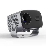 Jin久 迷你投影機 4K 內建揚聲器 臥室客廳露營戶外投影機 家庭劇院 便攜家用投影機