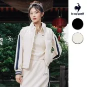 法國公雞 滿版提花羽絨棉背心 女款 二色 LWW62291