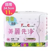 FC 美麗先淨 漢方草本衛生棉輕量包 日用 24.5cm 8片/包x11包