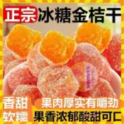 【歐萊雅形象店】新貨 500g冰糖金桔乾袋裝 金橘乾水果乾 新疆天山雪桔乾 冰糖金桔乾蜜餞酸甜果脯