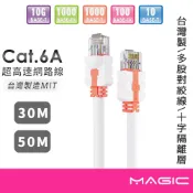 MAGIC鴻象 台灣製 CAT.6A RJ45超高速傳輸網路線【現貨】 RJ45網路線 寬頻用 宿舍網路 高速網路線