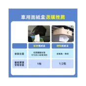 (店+)【折折小舖】強力磁吸車用面紙盒 (吸頂/遮陽板/掛式) 高質感皮革 面紙套 汽車衛生紙盒 車內收納 紙巾包