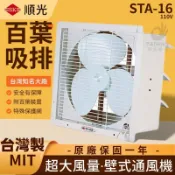 含稅 順光 STA-16 壁式通風機 吸排兩用 抽風機 換氣扇 通風扇 排風 排吸兩用扇 16吋 110V台灣製220V