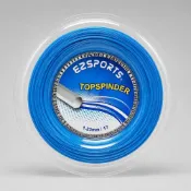 (店+)【EZSPORTS】EZSPORTS TOPSPINDER 網球線/六角線/硬線/台灣製造/200米/1.23mm/天空藍