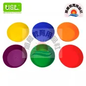 ※旭陽教育用品社※USL遊思樂益智教具系列-圓形分類盤(6色,6PCS)~台灣製商檢局檢驗合格