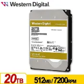 【含稅公司貨】WD威騰 金標 20TB 3.5吋企業級內接硬碟HDD 彩盒裝 WD203KRYZ