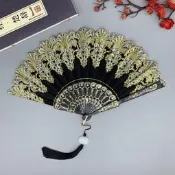 臺灣現貨【扇子】單花扇子中國風扇舞蹈扇詠春扇塑膠扇西班牙扇旗袍扇子