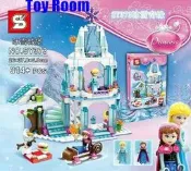*玩具窩* S牌冰雪奇緣艾莎的冰雪城堡女生拼裝積木女孩玩具SY373拼裝積木玩具$ 620元免運