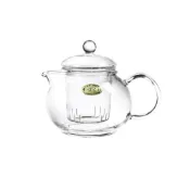 (店+)【奇高Chikao】耐熱流派花茶壺 380ml 1入(耐熱玻璃茶壺 玻璃壺 花茶壺)