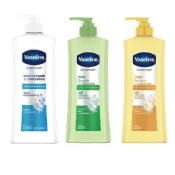 (店+)【Vaseline 凡士林】Vaseline凡士林美白乳液身體乳 專業無香/蘆薈/深層修護(潤膚露)
