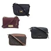 【Michael Kors】mk迷你系列多款經典金屬LOGO馬鞍包水桶包鎖頭方包(多款可選/贈原廠防塵袋紙袋)