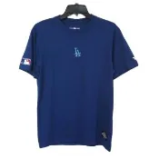 【FANATICS】MLB短袖上衣 T恤 洛杉磯道奇隊 刺繡Logo (MLBTS526205NV1藍)