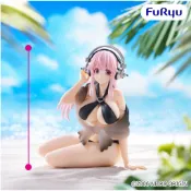 ⭐️PIPI HAPPY⭐️日版 超級索尼子 SUPER SONICO 泡麵蓋公仔 黑色比基尼Ver. FuRyu 景品