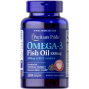 Puritan's Pride 普麗普萊🇺🇸Omega-3 魚油 1000 MG（300MG 活性Omega-3）