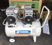 空壓機天鵝牌 DRS-210 雙機體無油式空壓機 39公升 低噪音