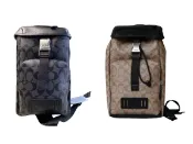 ~雪黛屋~COACH 後背胸前包小容量國際正版保證進口防水防刮皮革品卡購證塵套提袋等候10-15日C29451(小)