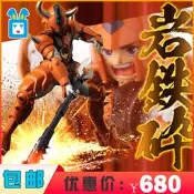 《實在購模型》7月千值練鎧傳魔神壇鬥士 金剛之秀 陀神 秀麗黃可動人偶4547