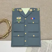 (店+)【預購】客製化軍人制服卡片｜陸軍升遷禮物手工卡片手作紙雕生日情人節週年紀念日禮物母親節父親節聖誕節萬用卡機關情侶