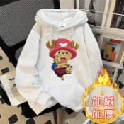 隔日到店🔥重磅加絨🔥海賊王衣服航海王衣服美式娜美大學t索隆艾斯Oversize魯夫日系男女帽踢大學t長袖重磅帽t喬巴