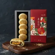 【不二緻果-高雄不二家-】 5入壽山Q餅禮盒