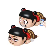 (店+)發條玩具哪吒(發條玩具 趣味搞怪玩具 哪吒玩具 不用電池的玩具 獎勵小禮物 小朋友玩具 玩具發條 爬行可愛減壓樂趣)