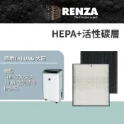 RENZA 適用 TATUNG 大同 TDH-210SCA 10.5升 空氣清淨除濕機 HEPA+活性碳濾網