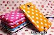UNIPRO 三星 Galaxy Note 2 Note2 S3 i9300 普普風 波點 時尚 圓點 水玉點點 矽膠 手機殼 保護套 清水套 N208