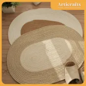 Minimalist Style Hand-woven Nonslip Rug Doormat Combined Co