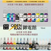 鋼普拉 eye攝影 【鋼普拉】現貨 御電館 水性漆 基本色套組 電鍍色 糖果色 透明漆 補土 金屬色 保護漆 模型噴漆 滲線 筆塗 10ml