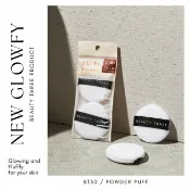 屈臣氏Watsons 永和三美人 Glowfy柔焦定妝蜜粉撲/水滴形 2入