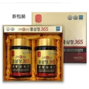 韓國直送 6年根高麗紅蔘精365紅蔘膏 /240g*2瓶禮品裝
