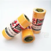 我型我色iStyle嚴選好物 噴漆鍍膜遮蔽和紙膠帶 黃色和紙高粘分色遮蔽和紙耐高溫膠帶紙噴漆汽車美容遮蔽膠帶