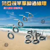 筏竿導環🎣多號 筏竿 路亞竿 導環 筏竿導眼導環 筏竿導環 頂環過線環 不銹鋼單腳綁線環 海竿手竿改裝 磯釣竿導線環