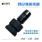 【機械堂】四分轉六角快脫轉接頭 自鎖快脱夾頭  電動扳手專用